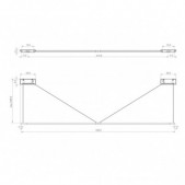 38W linijinis pakabinamas...