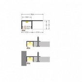 LED juostos profilis...