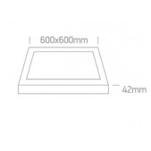 40W LED paviršinė panelė,...