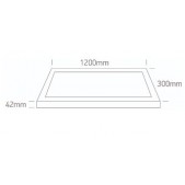 40W LED paviršinė panelė,...