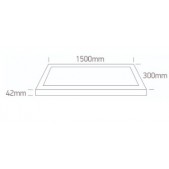 50W LED paviršinė panelė,...