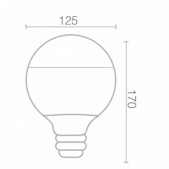 6W LED lemputė, E27, 2700K,...
