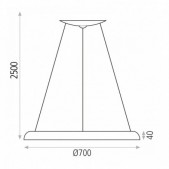 50W pakabinamas šviestuvas...