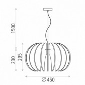 Pakabinamas šviestuvas ROSA...