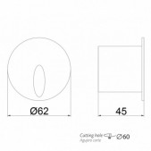 3W įleidžiamas lauko...