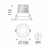 13W įleidžiamas šviestuvas...
