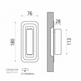 3W įleidžiamas šviestuvas...