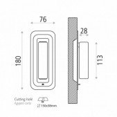 3W įleidžiamas šviestuvas...