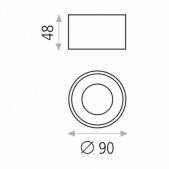 8W paviršinis lubų...