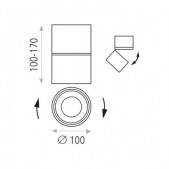 13W paviršinis lubų...