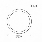 24W paviršinė panelė KORE,...