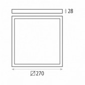 24W paviršinė panelė ROKU,...