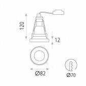 Įleidžiamas šviestuvas...