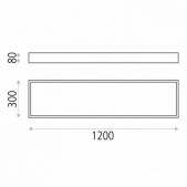 55W paviršinė panelė...