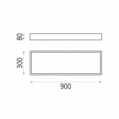 36W paviršinė panelė...