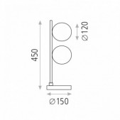 Stalo šviestuvas DORIS, G9,...
