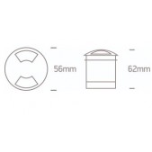3W LED įleidžiamas į žemę...
