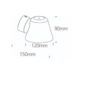 Sieninis šviestuvas, GU10,...