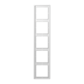 5 pozicijų rėmelis, baltas