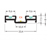 LED profilis COMBO30-03,...