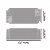 44,10W LED maitinimo...