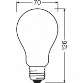 17W LED lemputė CLASSIC A,...