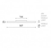 10,5W LED linijinis...