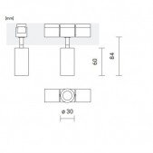 11W LED akcentinis...