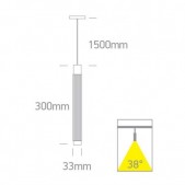 5W LED pakabinamas...