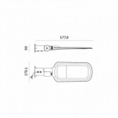 60W LED gatvės šviestuvas...