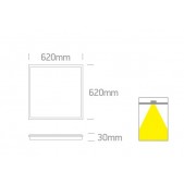 40W LED panelė, balta,...