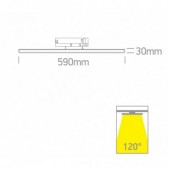 30W LED linijinis bėgelio...