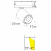 30W LED akcentinis bėgelio...