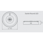 5,5W evakuacinis šviestuvas...