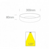 20W LED paviršinis...