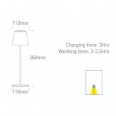 3,5W LED įkraunamas stalo...
