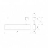 95W LED pakabinamas...