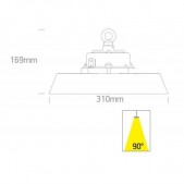 150W LED UFO šviestuvas,...