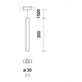 10W LED šviestuvas TUBE į...