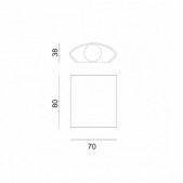 2W LED sieninis fasado...