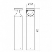 24W LED pastatomas lauko...