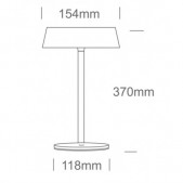 2W LED įkraunamas stalo...