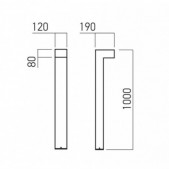 10W LED pastatomas lauko...