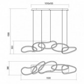 120W LED pakabinamas...