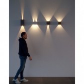 2x6W LED sieninis lauko...