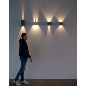 4x5W LED sieninis lauko...
