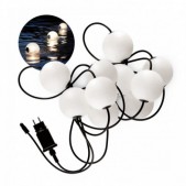 10x0,8W LED lempučių...