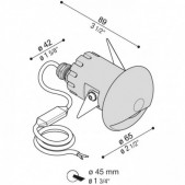 6,5W LED įleidžiamas lauko...