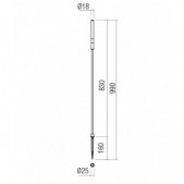 1,5W LED įsmeigiamas lauko...