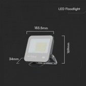50W LED prožektorius, juodu...